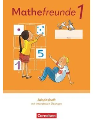 Obrázok produktu pre Mathefreunde 1. Schuljahr - Allgemeine Ausgabe 2022 - Arbeitsheft mit interaktiven Übungen