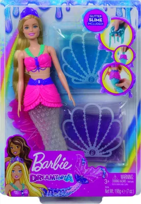 Immagine prodotto di Mattel Barbie Mermaid e slime glitterato