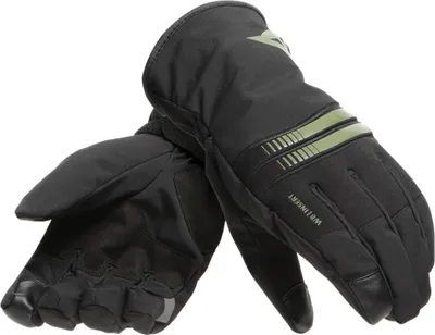 Zdjęcie produktu dla Wodoodporne rękawice motocyklowe Dainese Plaza 3 D-Dry, czarny/zielony, M