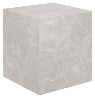 Productafbeelding van Bijzettafel Prague met beige marmerlook 40x40x45 cm