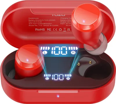 Produktbild von Kabellos Bluetooth 5.3 , ENC Noise Cancelling , 55 Stunden Spielzeit  mit App EQ Steuerung, LED Anzeige, IPX8 Wasserdichte