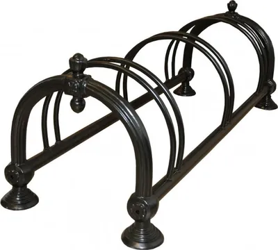 Image de Supports à vélos nostalgiques en fonte - Supports à vélos Art Nouveau