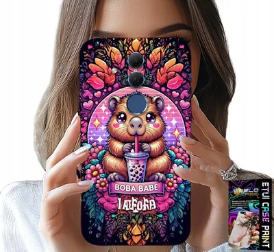 Immagine prodotto di Custodia Per Huawei Mate 20 Lite - Dolce Capibara Con Sheik, Super Design