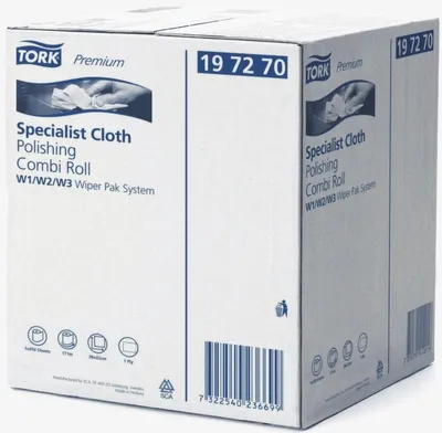 Obrázek produktu pro tork 197270 TORK leštící role, jednovrstvá, bílá, 171 m
