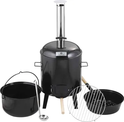 Immagine prodotto di Strattore 5in1 pentola per gulasch / bollitore per gulasch 19 litri nero