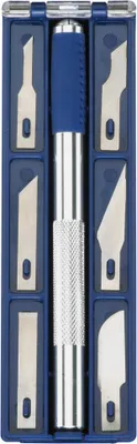 Produktbild von Dönges Präzisionsmesser-Set, 7-teilig (Skalpell Messer Präzisionsmesser)