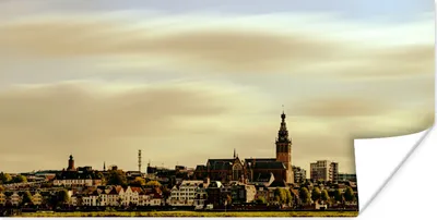Produktbild von MuchoWow® Poster Skyline - Nijmegen - Niederlande 40x20 cm - Poster für die Wand - Poster Schlafzimmer