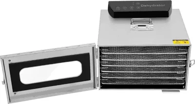 Produktbild von Lebensmitteltrockner - Dörrautomat - 6 Ebenen - 30–85 °C Einstellbare Temperatur - Elektrischer Dörrofen für Fleisch, Jerky, Obst, Gemüse, Kräuter, Haustiersnacks