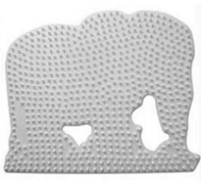 Image de Plaque hama eléphant pour perles à repasser midi - loisirs créatifs - 291