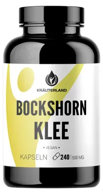 Produktbild von Kräuterland Bockshornkleesamen-Extrakt 240 Kapseln Hochdosiert & Vegan