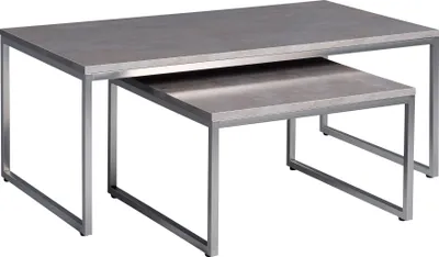 Produktbild von Couchtisch "Lagos 2" - grau, Keramikoptik - B/H/T= 110x43x60cm
