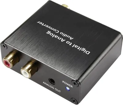 Produktbild von Audio Konverter [Toslink, Cinch-Digital - Cinch, Klinke] unidirektional SpeaKa Professional SP-DAC-TK/CK