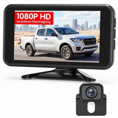 Productafbeelding van Draadloze achteruitrijcamera met 5-inch 1080P monitor