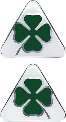 Produktbild von Alfa Romeo 3D Aufkleber Offizielle Quadrifoglio Verde, Rechts und Links, 95 x 85 mm