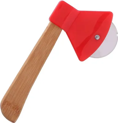 Produktbild von Pizzaroller Beil Axt Pizzaschneider Pizzamesser Teigschneider Kinderparty Pizza