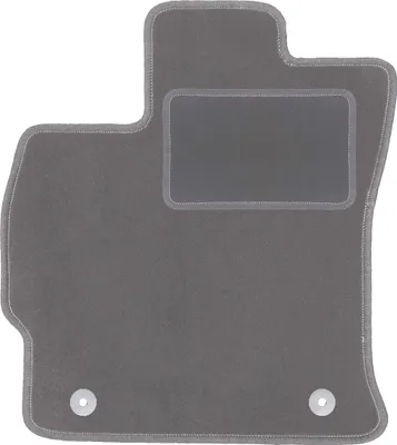 Image de Tapis de sol conducteur en velours graphite adapté à la Toyota Prius III Plus (2011-2015, hayon) – avec fixations – ajustement parfait
