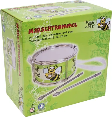Produktbild von Boogie Bee Marschtrommel mit Trommelstöcke, #20 cm