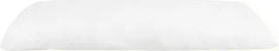 A white pillow filling on a white background.
