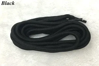Immagine prodotto di CHPN – Lacci neri – Lacci rotondi – – Neri – rotondi – 120 cm – 4 mm di larghezza – lacci neri