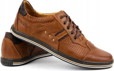 Immagine prodotto di Scarpe da uomo in pelle marroni taglia 42