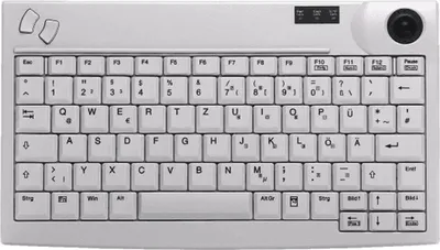 Obrázek produktu pro Contour Design Active Key AK-440, Tenkeyless (80–87 %), Kabel, USB, Mechanický spínač, QWERTZ, Bílá