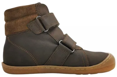 Image de Koel Dean 3 OWP, bottes d'hiver en bois pour enfants, modèle garçon, couleur marron, style décontracté