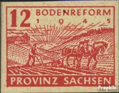 Produktbild von Briefmarken Sowjetische Zone (All.Bes.) 1945 Mi 86w b  postfrisch Bodenreform