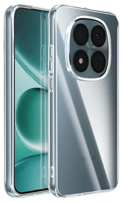 Produktbild von Mayaxess, Stoßfeste weiche Silikonhülle für Xiaomi Redmi Note 15 Pro 5G, Transparent