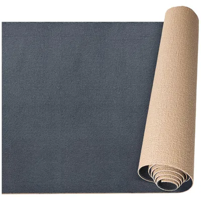 Produktbild von ANRO Badteppich HomeLoop 60x100cm Anthrazit Meterware Badläufer Mikrofaser saugstark schnelltrocknend rutschhemmend zuschneidbar