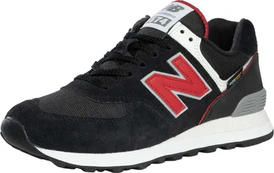 Produktbild von New Balance 574 Wildleder Trainer, Schwarz 46.5 EU