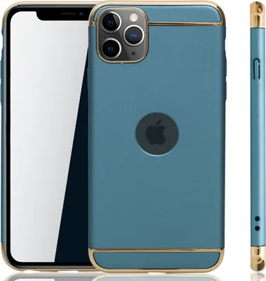 Produktbild von Apple iPhone 11 Pro Handy Hülle Schutz Case Bumper Hard Cover Blau