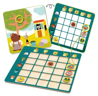Produktbild von Aktionsspiele DJECO Eduludo Topologix Lernspiele Mehrfarbig (DJ08354)