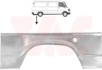 Produktbild von VAN WEZEL Seitenwand Reparaturblech passend für MERCEDES-BENZ T1 Kasten (602) T1 Bus (601) T1 Kastenwagen (601, 611) T1 Bus (602)