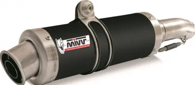 Produktbild von Auspuffanlage Mivv SLIP-ON Edelstahl schwarz GP Sport für Suzuki SV / S SF 650 ccm Bj. 1999 - 2002