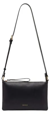 Immagine prodotto di BIASIA Pelle borsa a tracolla Flat Crossbag Black nero