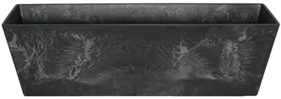Produktbild von Artstone Kunstmarmor Blumenkasten Ella schwarz