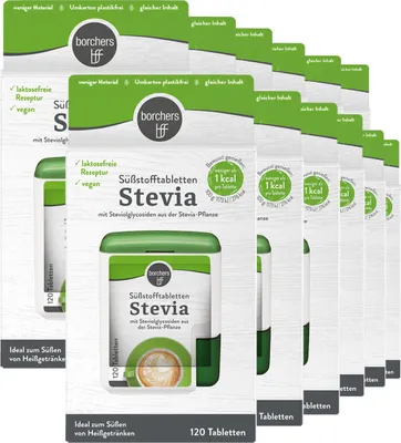 Produktbild von BORCHERS Stevia Süßstofftabletten (12x120 Stk.)