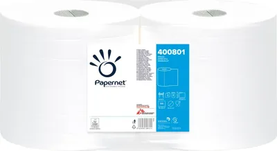 Image de Papernet 400801 Papier absorbant 815 feuilles cellulose blanc 293,4 m