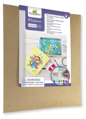 Imagen del producto de Au Sycomore, kit de manualidades: Un universo en miniatura para crear: La sirena