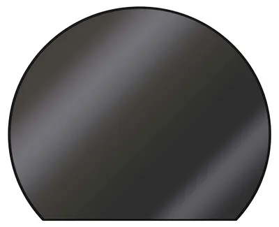 Produktbild von Funkenschutzplatte Kreisabschnitt - 1100 x 950 mm - Farbe: gussgrau