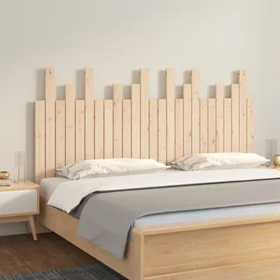 Produktbild von "2026 Promotion" Wand-Kopfteil 159,5x3x80 cm Massivholz Kiefer - Bettkopfteil CC29081