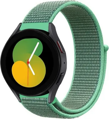 Produktbild von Strap-it Samsung Galaxy Watch 5 - 40mm Nylonarmband (Minze)