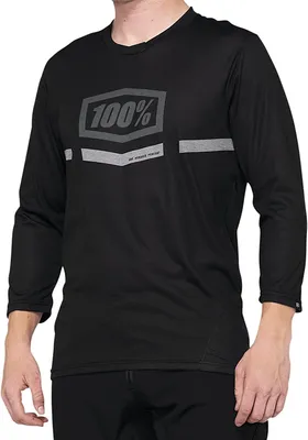 Produktbild von 100percent Airmatic 3/4-arm T-shirt Schwarz L Mann Schwarz L