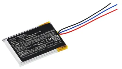 Image de subtel 1x Batterie pour Casque micro Compatible avec Marshall Major 3, Major II, Monitor, VDL603040 - (650mAh, 3.8V)
