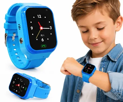 Zdjęcie produktu dla Smartwatch dla dzieci niebieski LT36 4G na kartę SIM uniwersalny dziecięcy