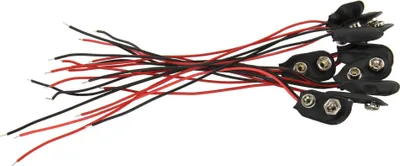 Produktbild von Batterieclip mit Druckknopfanschluss, 10 Stck.