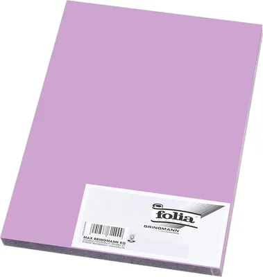 Produktbild von folia Moosgummi (B)290 x (H)400 mm lila 2 mm 5 Stück