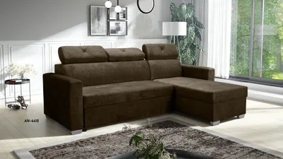 Produktbild von Ecksofa LIVE Eckcouch mit Schlaffunktion und wechselbarer Ecke, L-Form, Bettkasten - Khaki