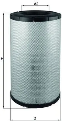 Produktbild von MAHLE LX 3290 Luftfilter passend für MERCEDES-BENZ Intouro (O 560)