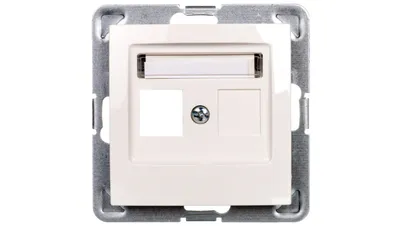 Image de IMPRESJA Simple écru GPK-1Y/p/27 Boîtier de prise ICT